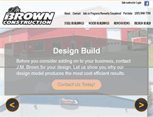 Tablet Screenshot of jmbrowngc.com